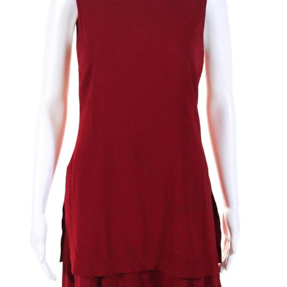 Theory Malkan Dress Size 4 Red - Picture 2 of 6
